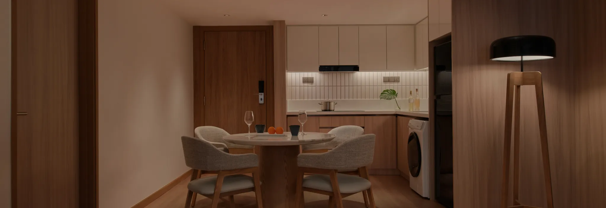 Two bedroom apartment kitcken